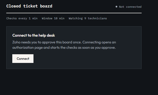 Site setup step 1