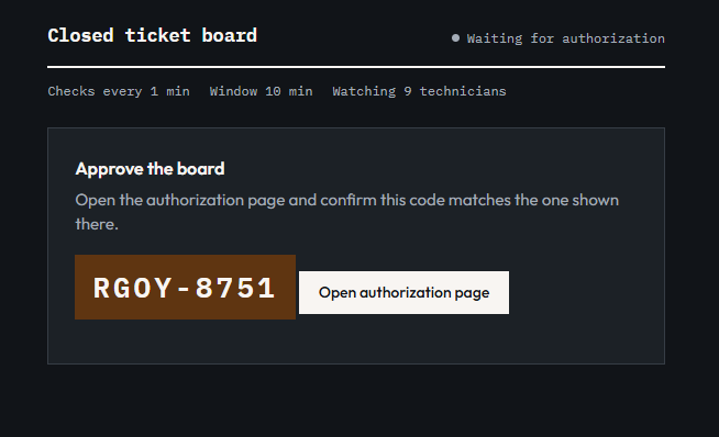 Site setup step 2